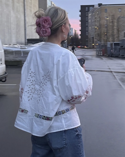 Sissel Edelbo - Sissel Bluse - White